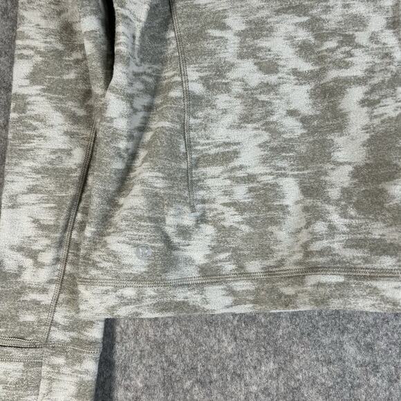 Lululemon Its Rulu Run Women’s 6 1/4 Zip Shirt Data Rush Mini Jacquard Slim Fit - Picture 10 of 10